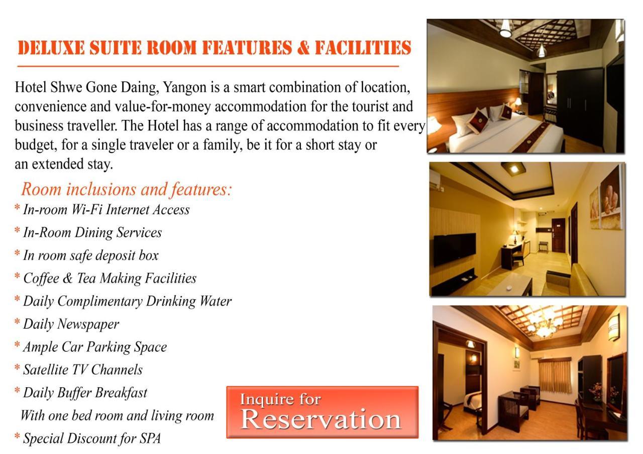 Hotel Shwe Gone Daing, Rangoon Buitenkant foto